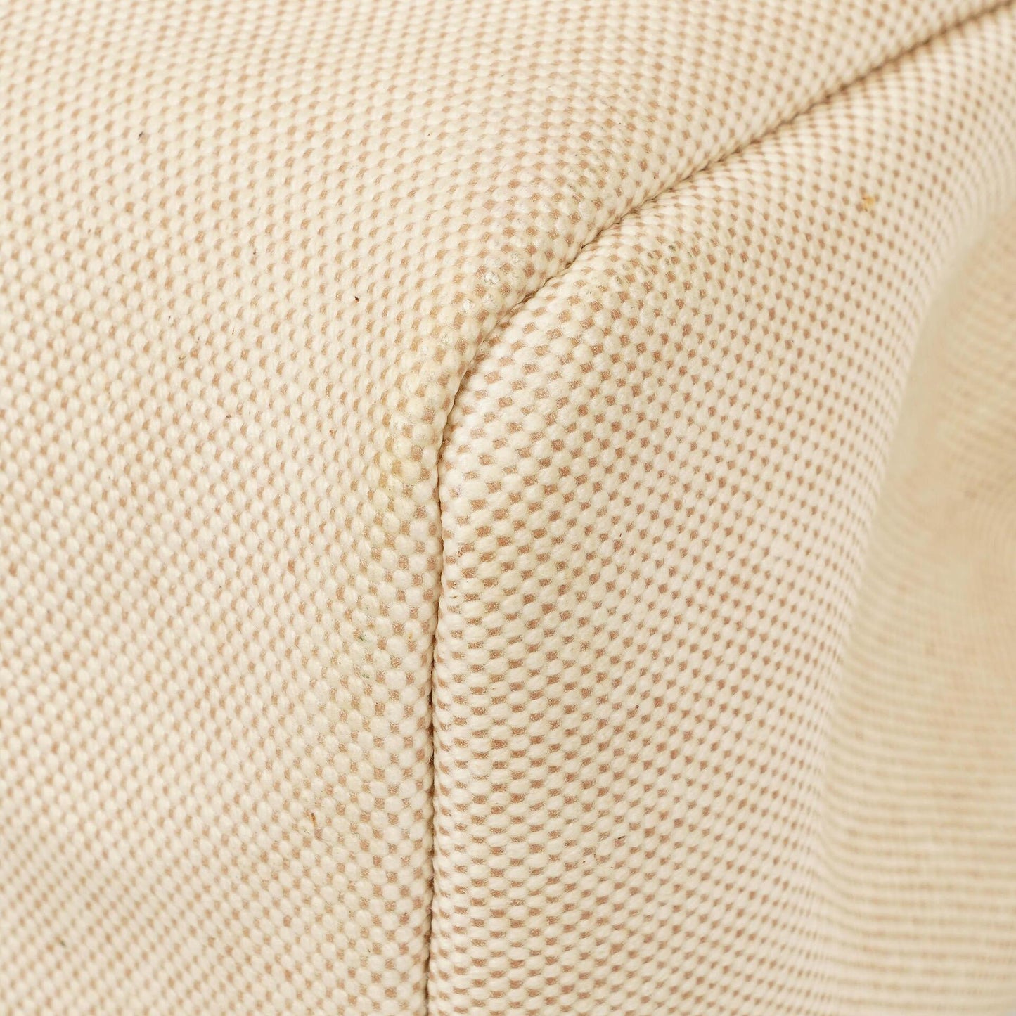 Hermès Herbag PM 30 2-Wege-Tasche aus Vache Hunter Leder und Toile Canvas in Ecru Beige Naturel mit Palladium-Hardware, 2000
