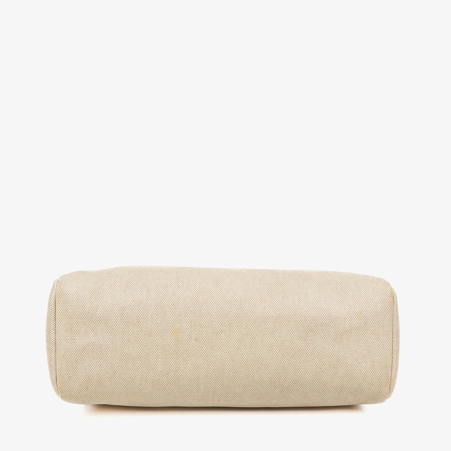 Hermès Herbag PM 30 2-Wege-Tasche aus Vache Hunter Leder und Toile Canvas in Ecru Beige Naturel mit Palladium-Hardware, 2000