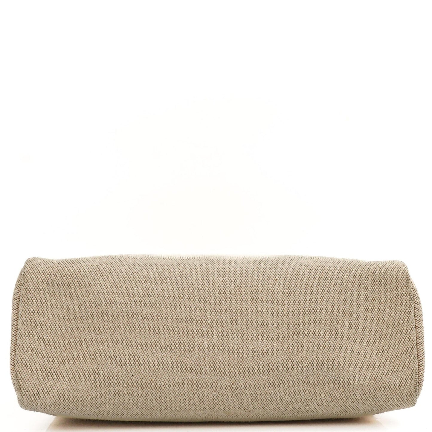 Hermes Herbag PM Vache Hunter Toile Canvas 30 Ecru Beige Naturel 2-Wege-Tasche Palladium-Beschläge, 2002
