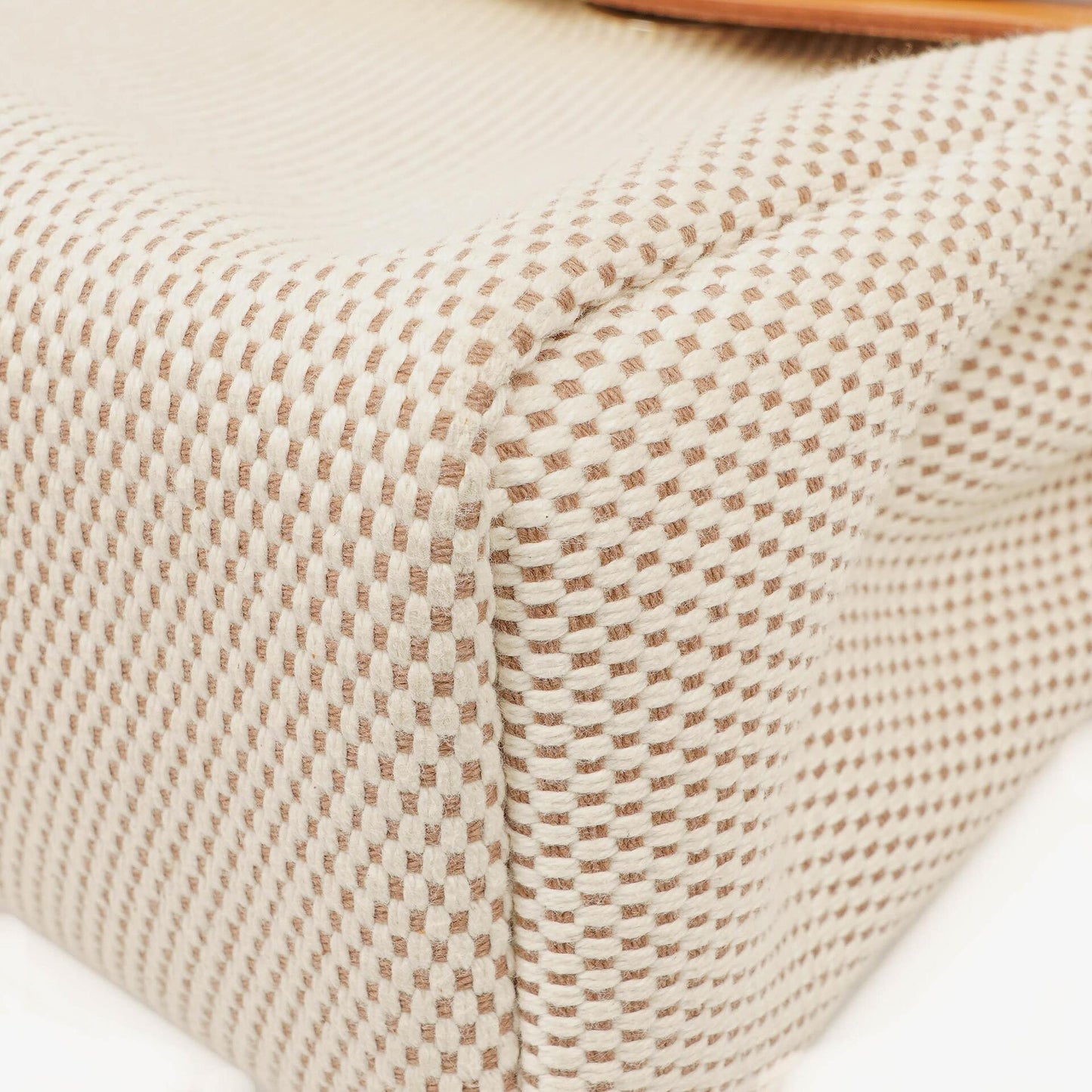 Hermès Herbag PM Vache Hunter Criss Viking 30 2-Wege-Tasche in Ecru Beige Naturel mit Palladium-Hardware