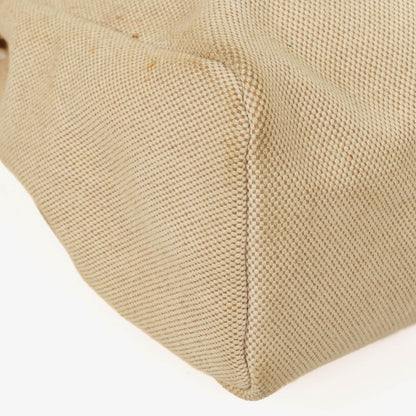 Hermès Herbag PM 30 2-Wege-Tasche aus Vache Hunter und Toile Canvas in Ecru Beige Naturel mit Palladium Beschlägen