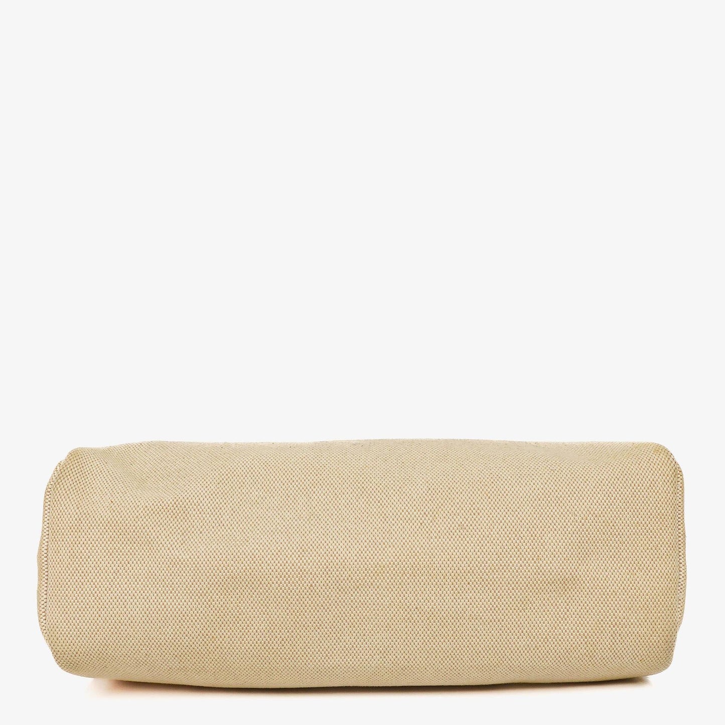 Hermès Herbag PM 30 2-Wege-Tasche aus Vache Hunter und Toile Canvas in Ecru Beige Naturel mit Palladium Beschlägen