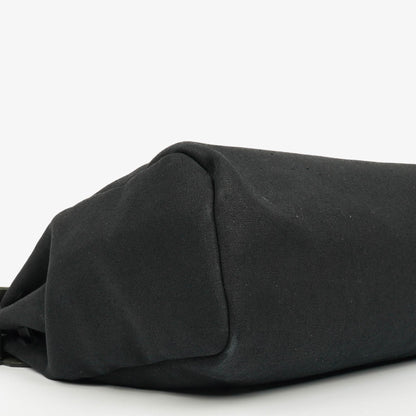 Hermès Herbag MM 2-in-1 Tasche aus Toile Vache Hunter in Schwarz