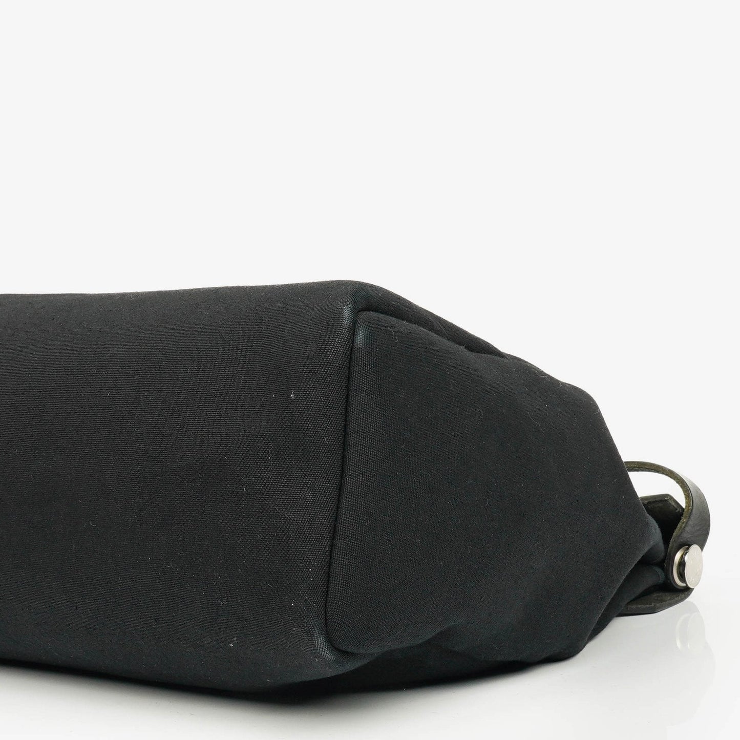 Hermès Herbag MM 2-in-1 Tasche aus Toile Vache Hunter in Schwarz