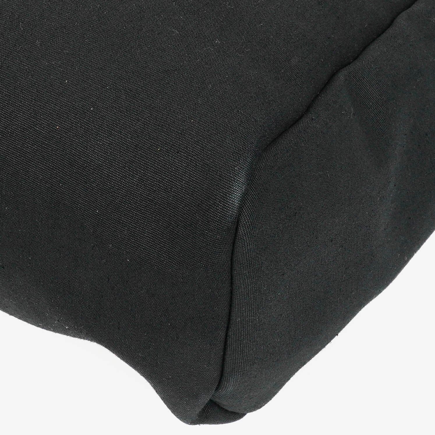 Hermès Herbag MM 2-in-1 Tasche aus Toile Vache Hunter in Schwarz