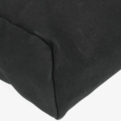 Hermès Herbag MM 2-in-1 Tasche aus Toile Vache Hunter in Schwarz