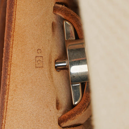 Hermès Herbag MM aus Vache Hunter Criss Viking in Ecru, Beige und Naturel mit Palladium-Hardware, 2003