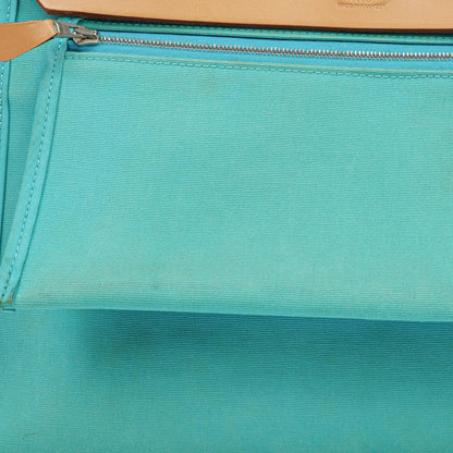 Hermès Herbag Zip 31 PM in Bleu Saphir Vache Hunter, Bleu Azteque und Menthe