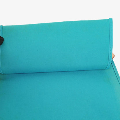 Hermès Herbag Zip 31 PM in Bleu Saphir Vache Hunter, Bleu Azteque und Menthe