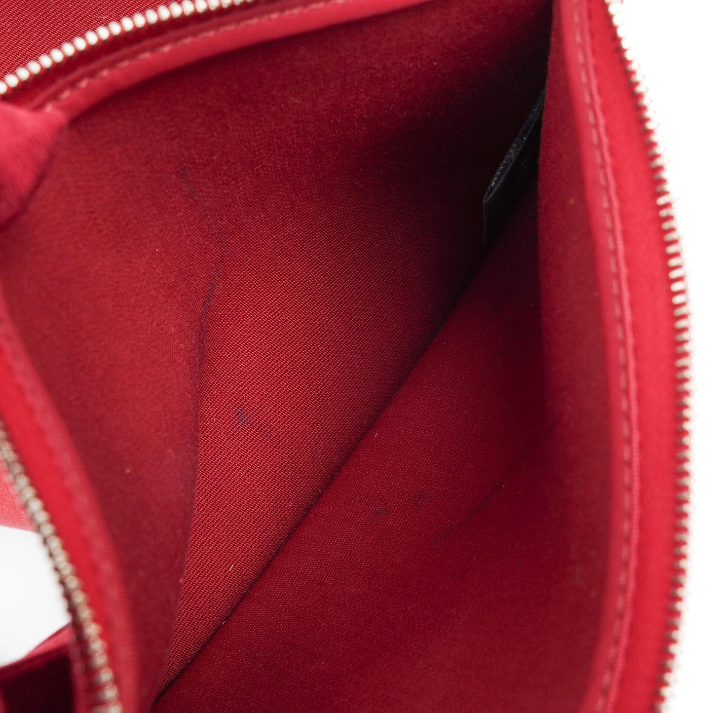 Hermès Herbag Zip 31 PM aus Fauve Vache Hunter und Rubis Toile mit Palladium-Beschlägen
