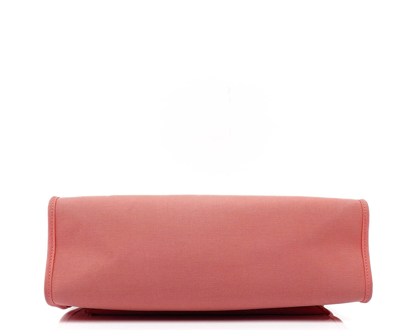 Hermès Herbag Zip 31 PM aus Vache Hunter Naturel Rose Azalee Canvas mit Palladium-Hardware