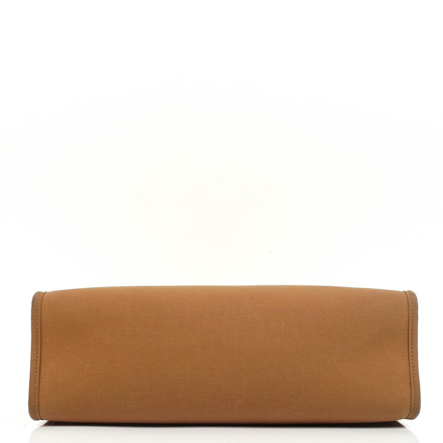 Hermès Herbag Zip 31 PM aus Vache Hunter Canvas in Dune/Sable Naturel und Orange mit Palladium-Hardware