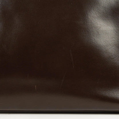 Hermès Kelly 28 Retourne Vintage aus Chocolate Box-Kalbsleder mit Goldbeschlägen, 1965