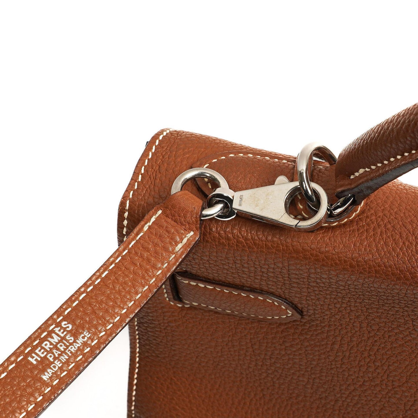 Hermès Kelly Sellier 32 Gold Togo-Leder Palladium-Beschläge, 2005