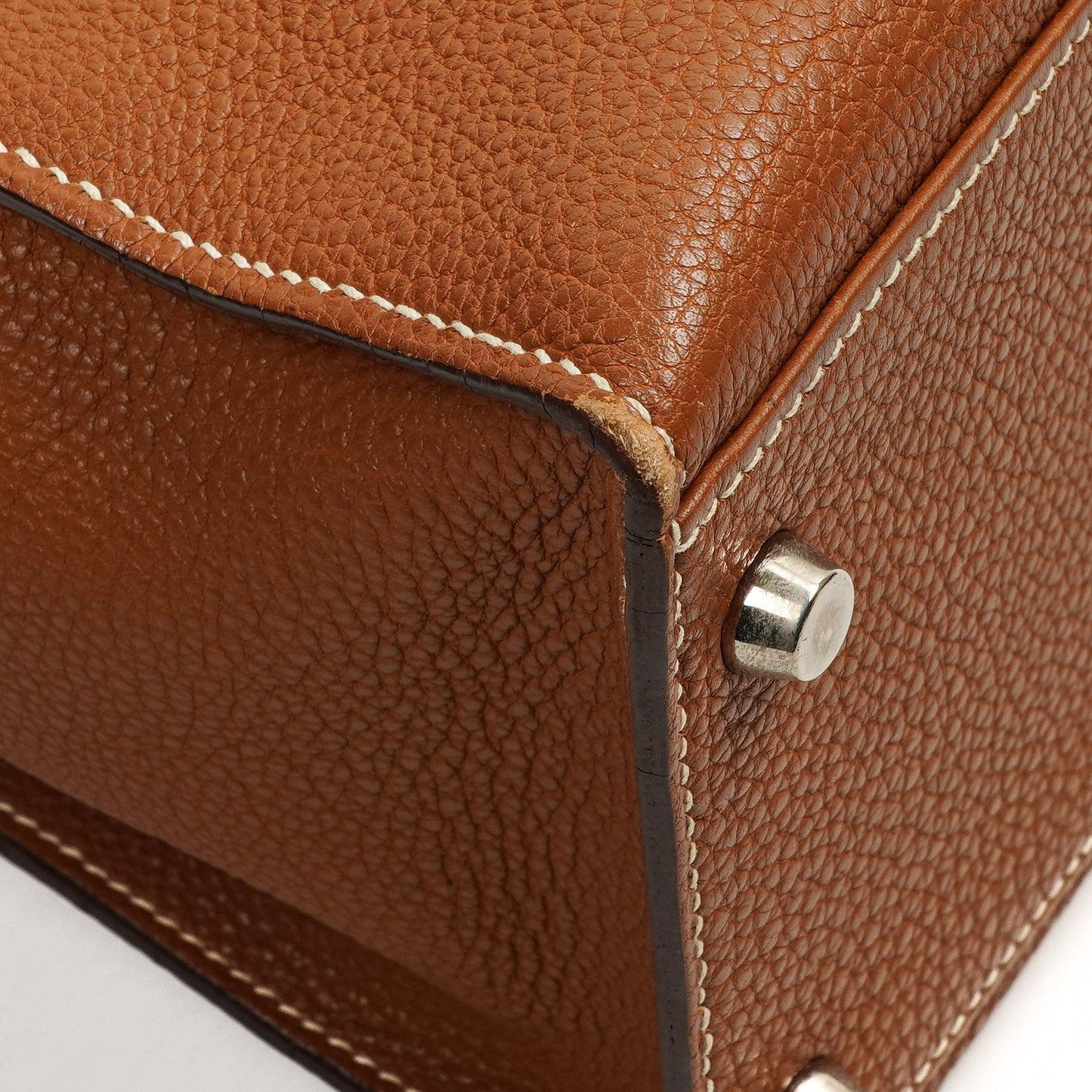 Hermès Kelly Sellier 32 Gold Togo-Leder Palladium-Beschläge, 2005