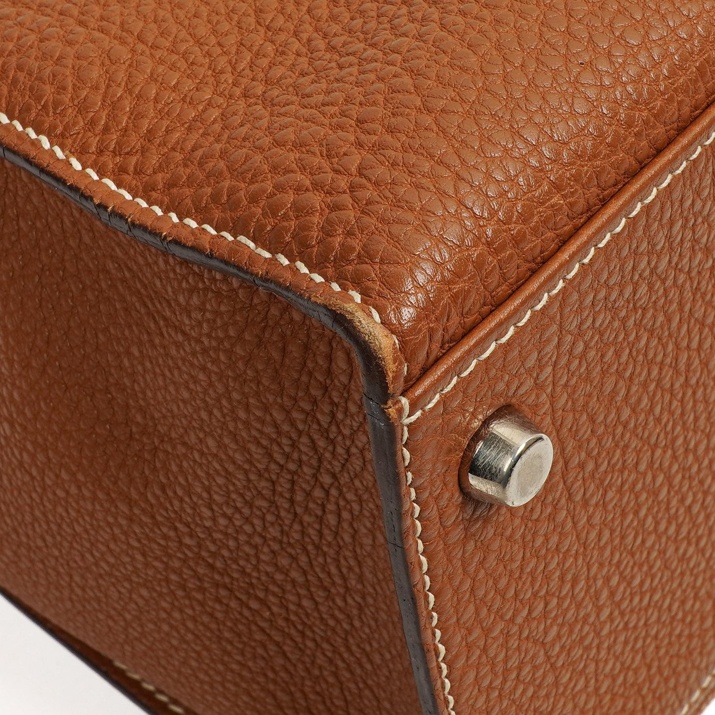 Hermès Kelly Sellier 32 Gold Togo-Leder Palladium-Beschläge, 2005