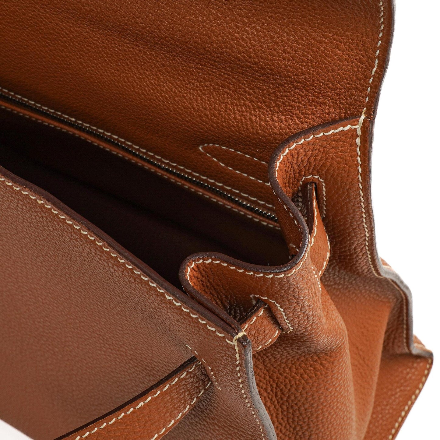 Hermès Kelly Sellier 32 Gold Togo-Leder Palladium-Beschläge, 2005