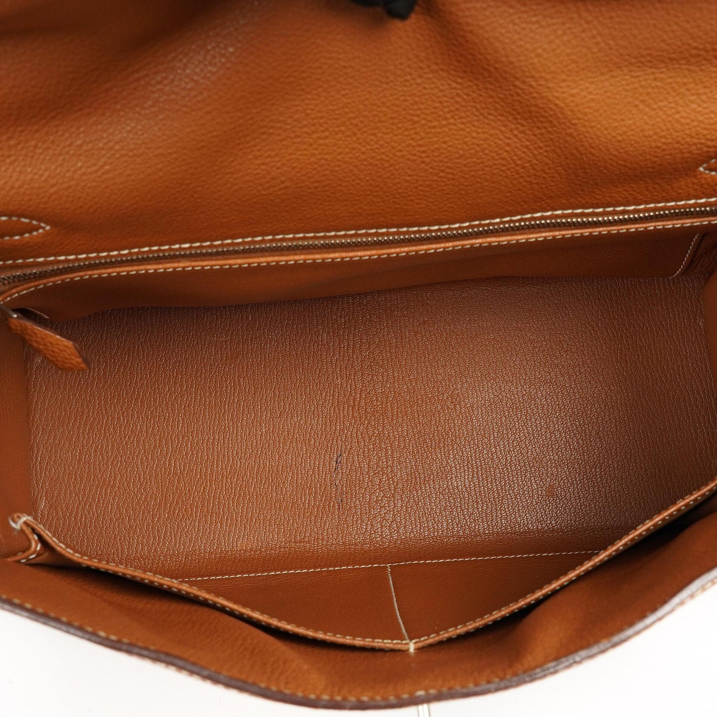 Hermès Kelly Sellier 32 Gold Togo-Leder Palladium-Beschläge, 2005