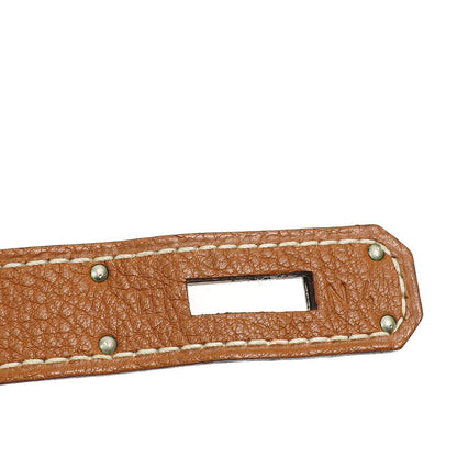 Hermès Kelly Sellier 32 Gold Togo-Leder Palladium-Beschläge, 2005