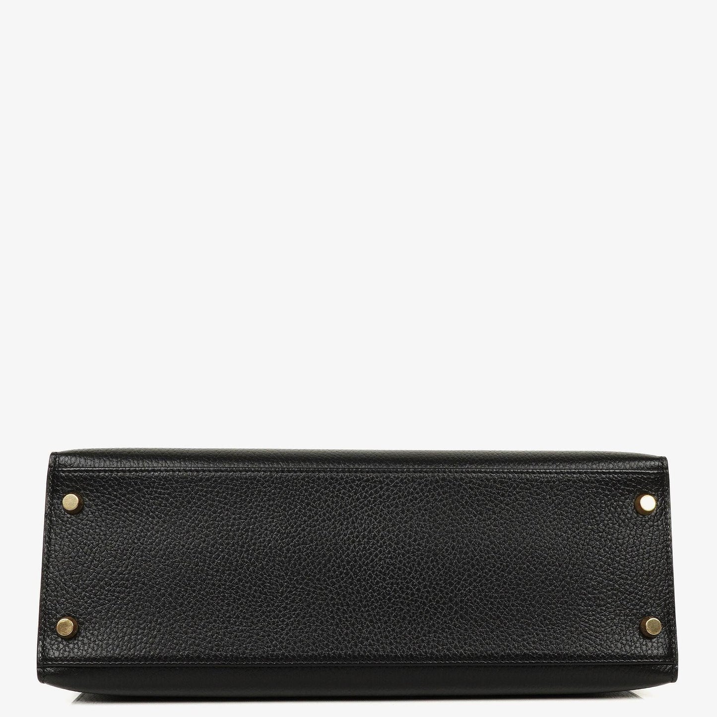 Hermès Kelly 32 Sellier Tasche in Schwarz aus Ardennes mit Goldbeschlägen, 1996