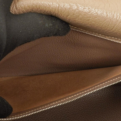 Hermes Kelly 32 Sellier Étoupe Ziegenleder Mysore Palladium Beschläge, 2006