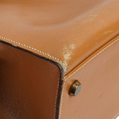 Hermès Kelly 32 Sellier Vintage in Natur Chamonix mit Goldbeschlägen, 1977