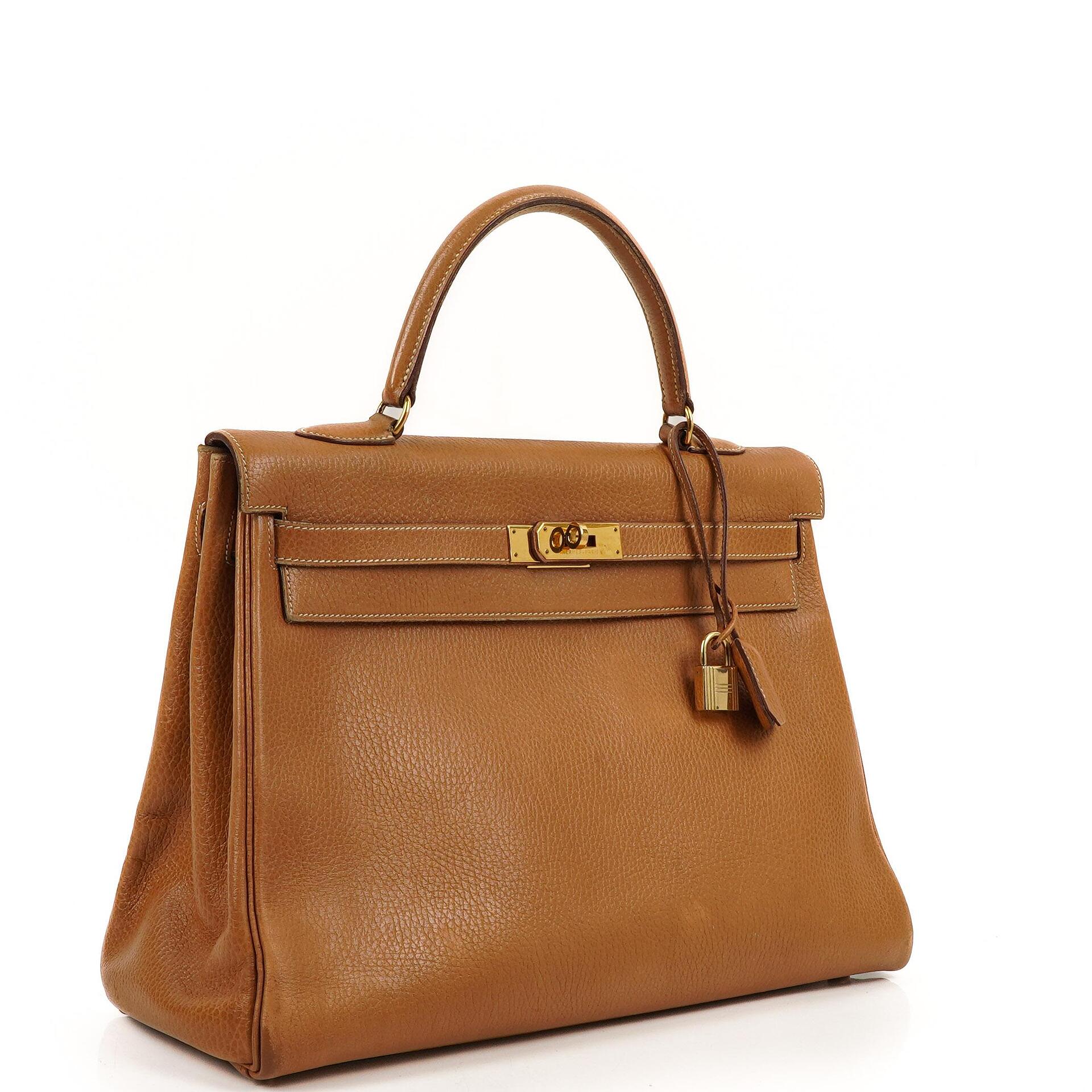 Hermes Kelly 35 Retourne Gold Ardennes Goldbeschläge