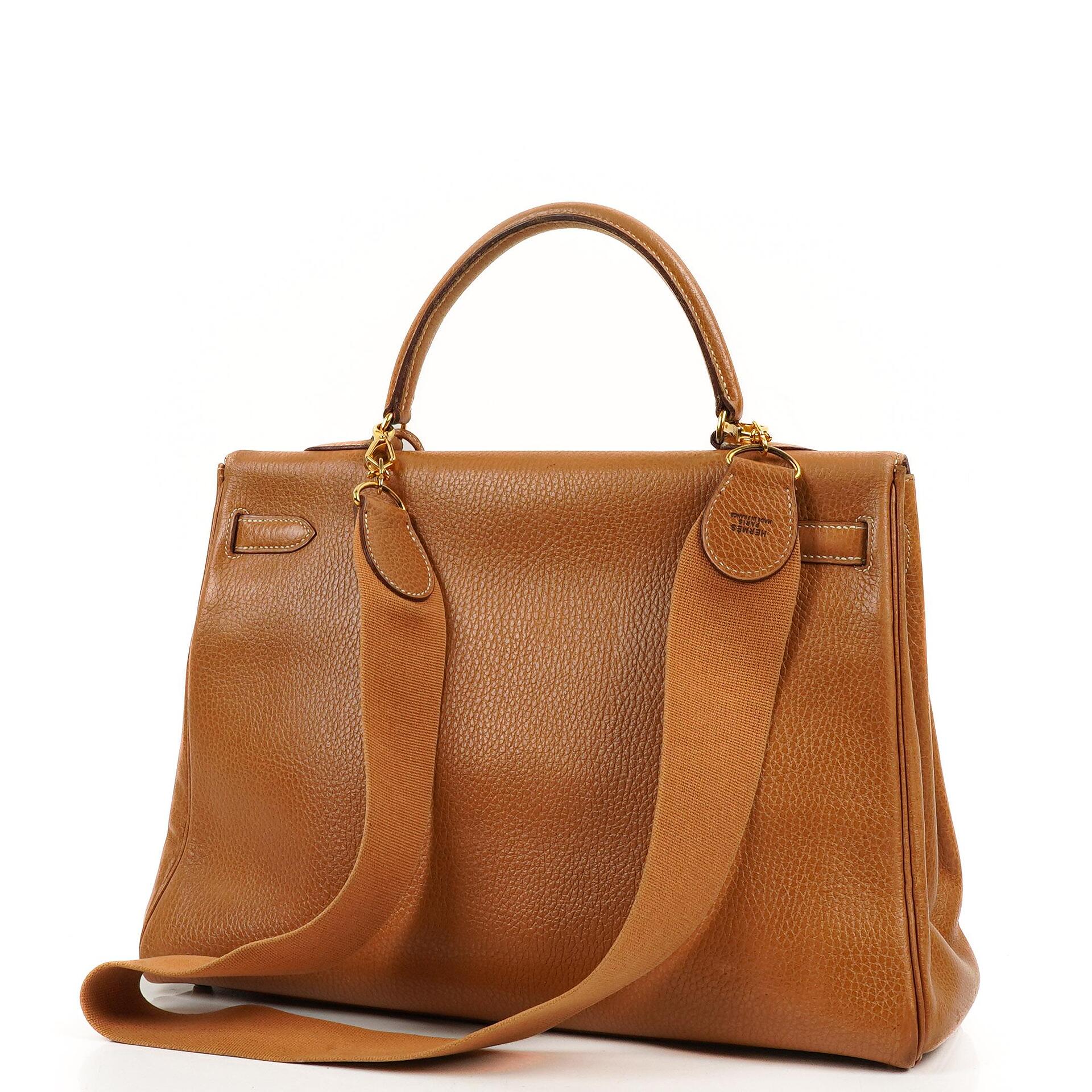 Hermes Kelly 35 Retourne Gold Ardennes Goldbeschläge