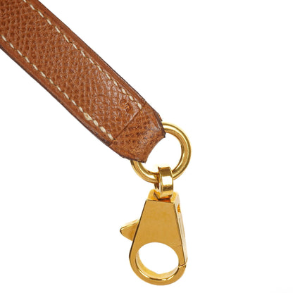 Hermes Kelly 40 Vintage Sellier Gold Courchevel mit goldenen Beschlägen
