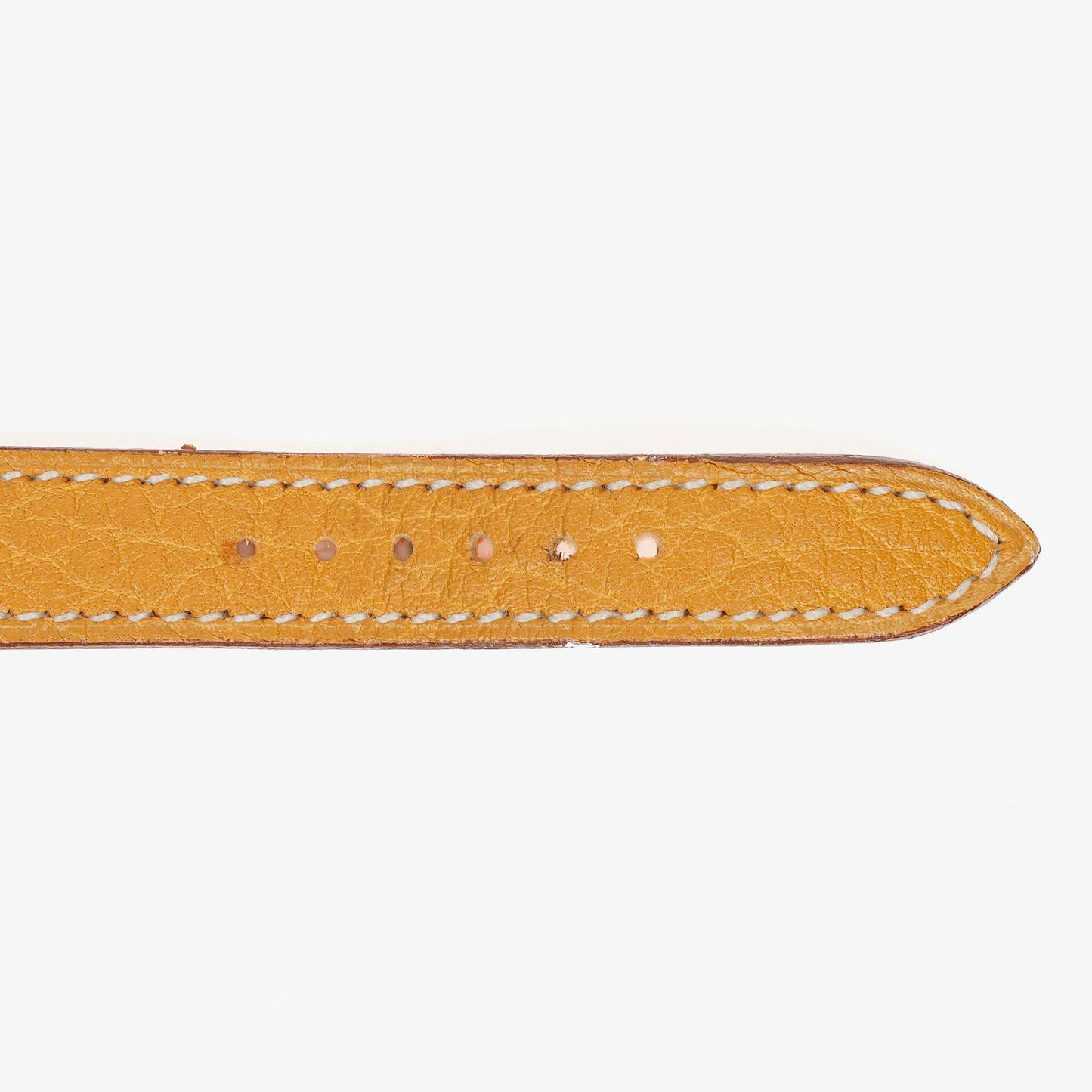 Hermès Kelly Uhr mit beigem Leder und Vergoldung