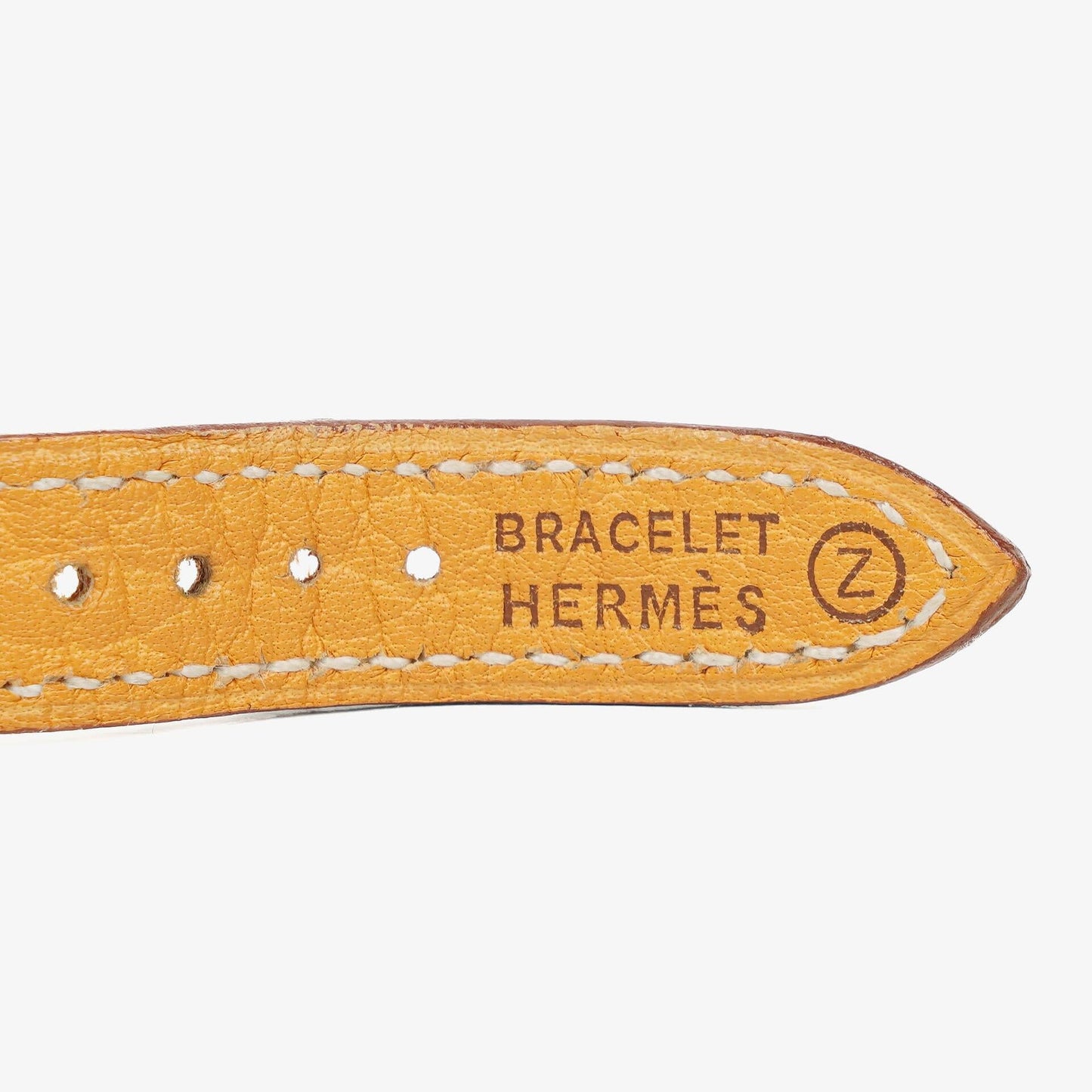 Hermès Kelly Uhr mit beigem Leder und Vergoldung