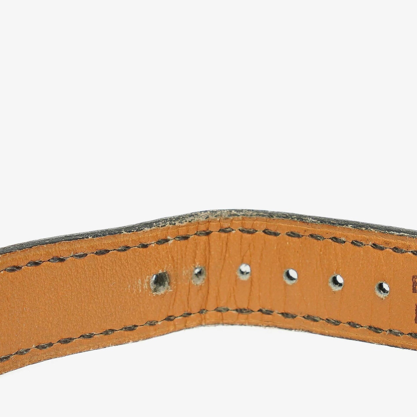 Hermès Kelly Uhr aus Courchevel-Leder mit Vergoldung