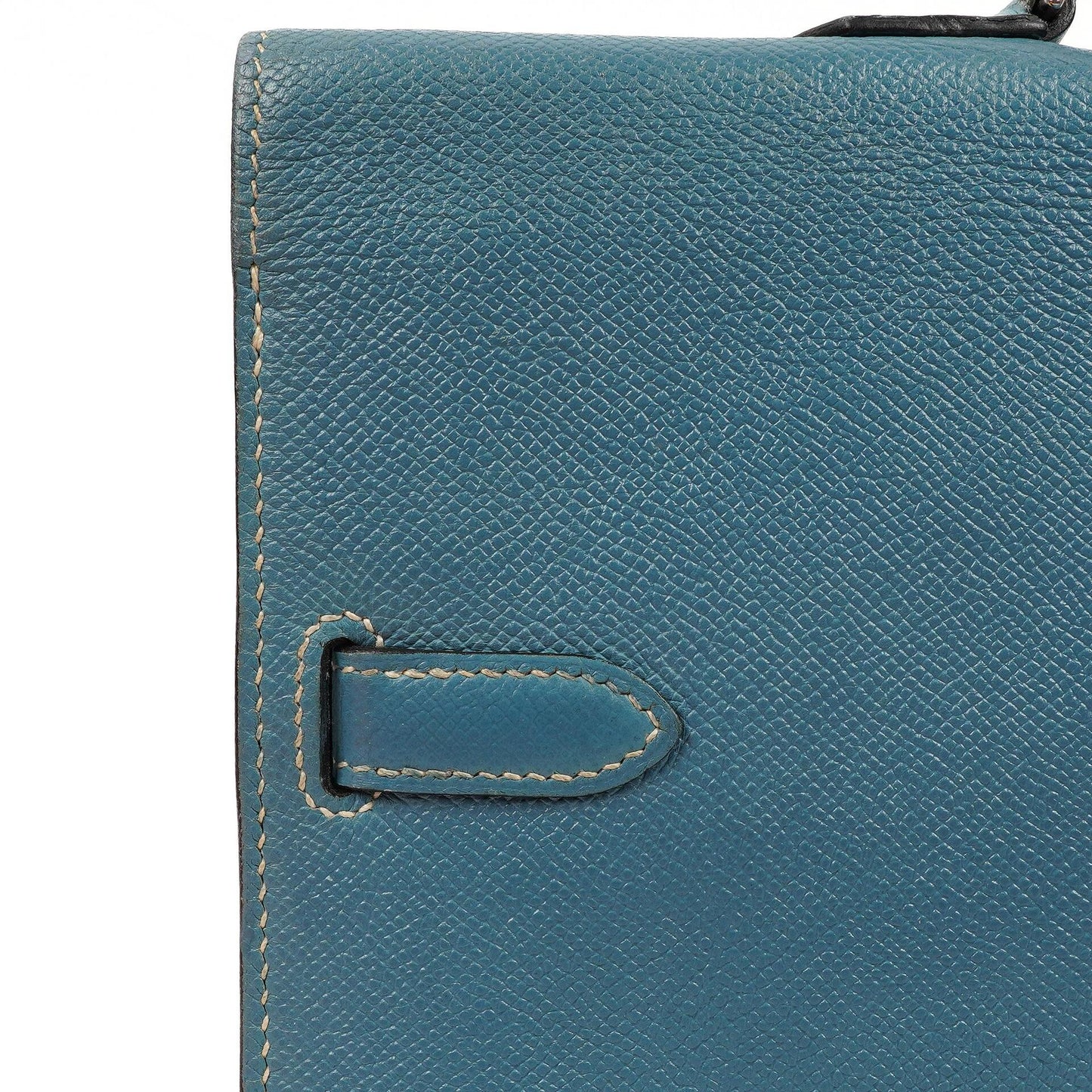 Hermès Kelly Depeches 34 Bleu Jean Epsom Mit Palladium Hardware, 2006