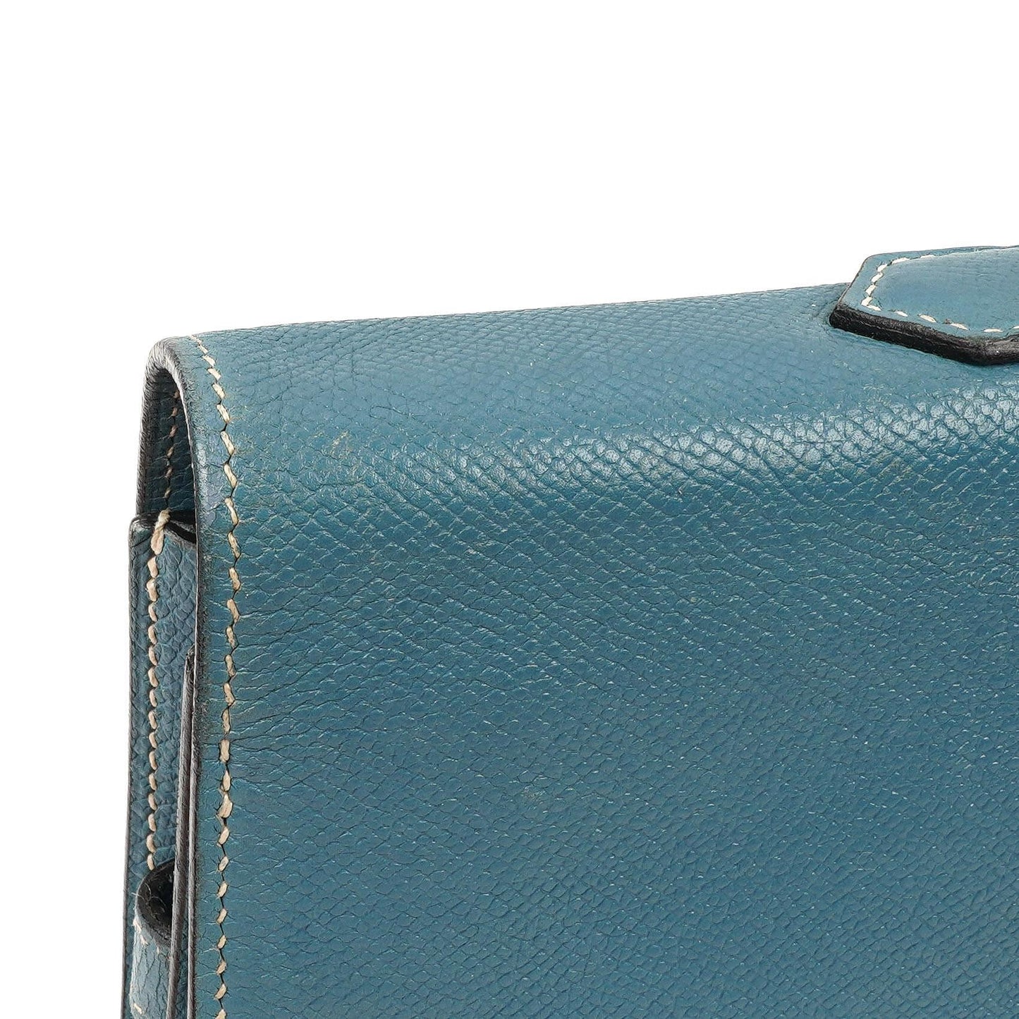 Hermès Kelly Depeches 34 Bleu Jean Epsom Mit Palladium Hardware, 2006