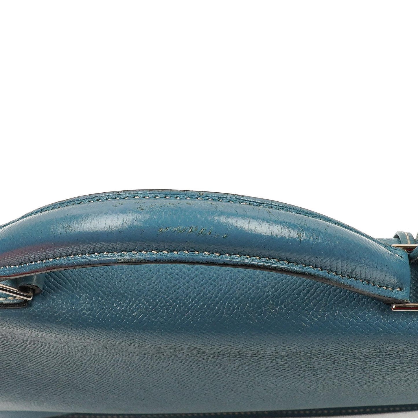 Hermès Kelly Depeches 34 Bleu Jean Epsom Mit Palladium Hardware, 2006