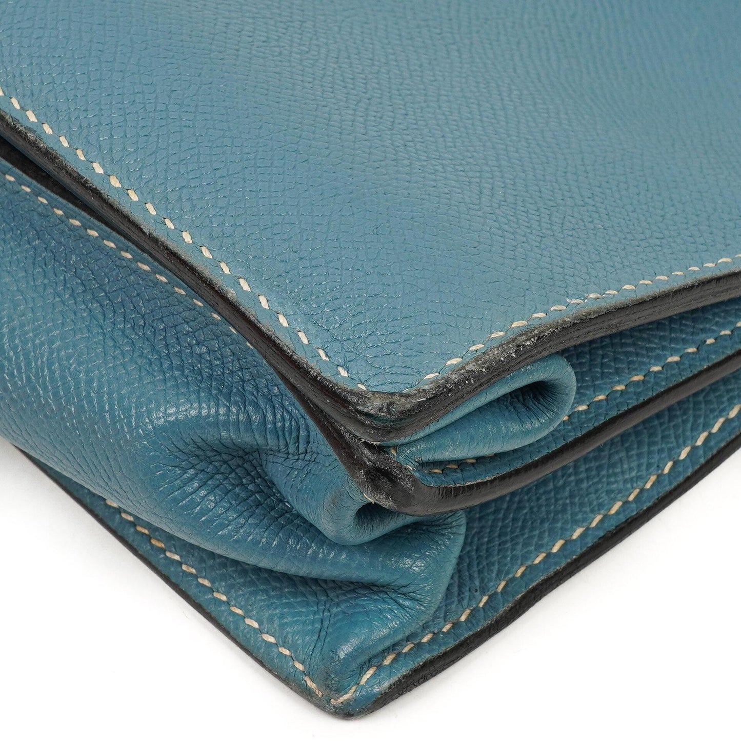 Hermès Kelly Depeches 34 Bleu Jean Epsom Mit Palladium Hardware, 2006