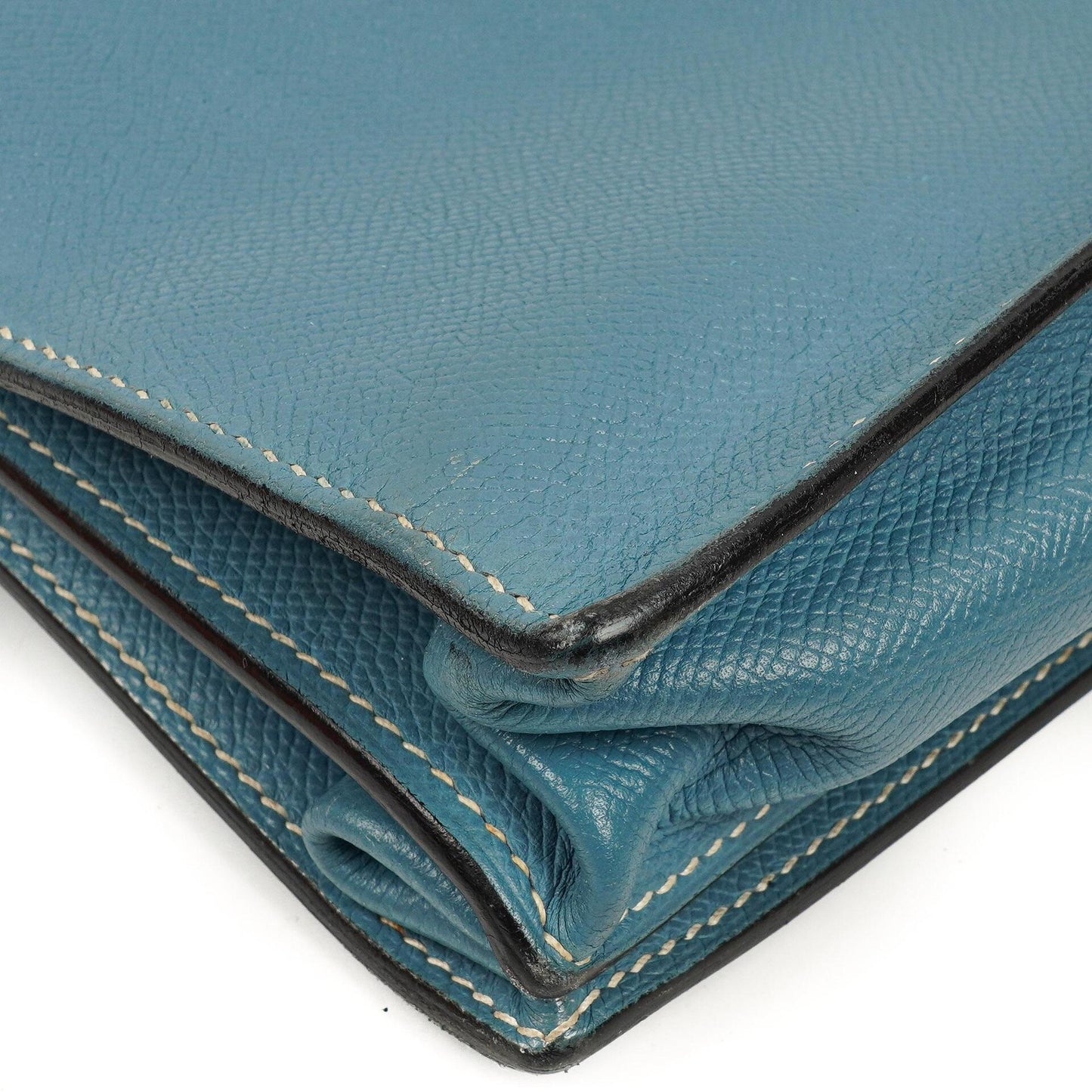 Hermès Kelly Depeches 34 Bleu Jean Epsom Mit Palladium Hardware, 2006