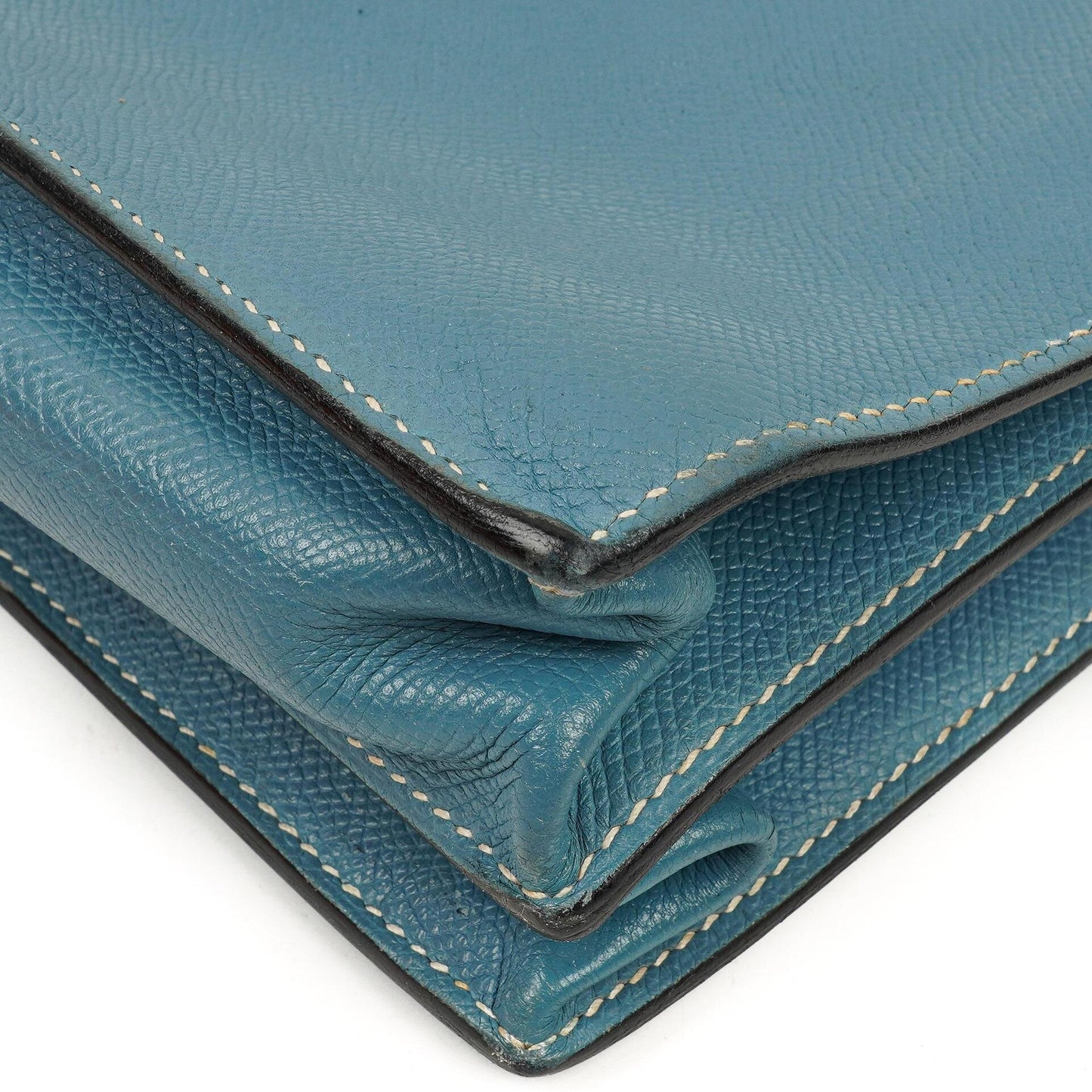 Hermès Kelly Depeches 34 Bleu Jean Epsom Mit Palladium Hardware, 2006