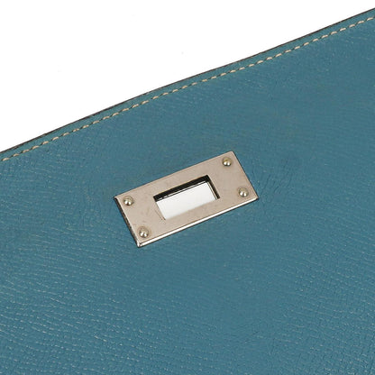 Hermès Kelly Depeches 34 Bleu Jean Epsom Mit Palladium Hardware, 2006