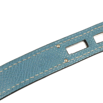 Hermès Kelly Depeches 34 Bleu Jean Epsom Mit Palladium Hardware, 2006