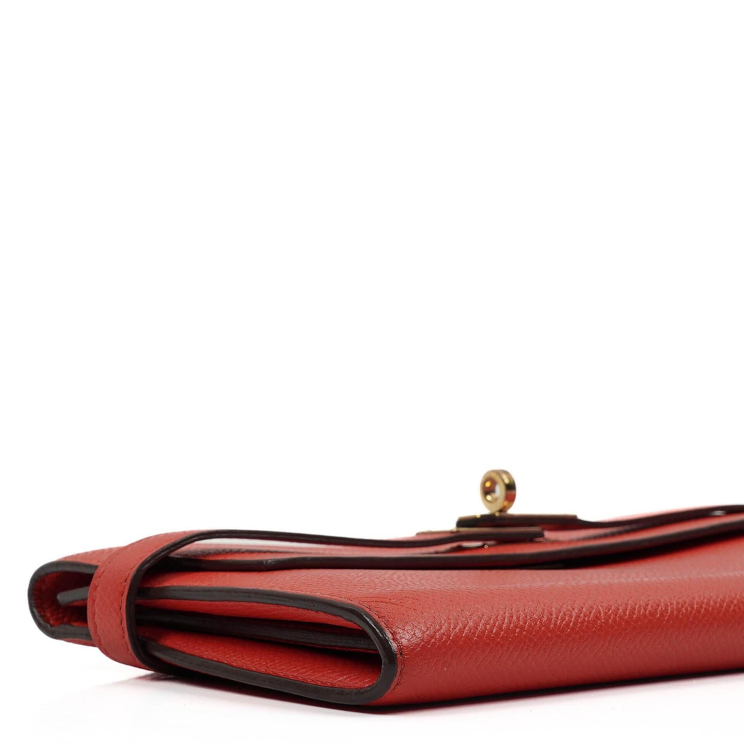 Hermès Kelly Longue Geldbörse aus Rose Jaipur Epsom Leder