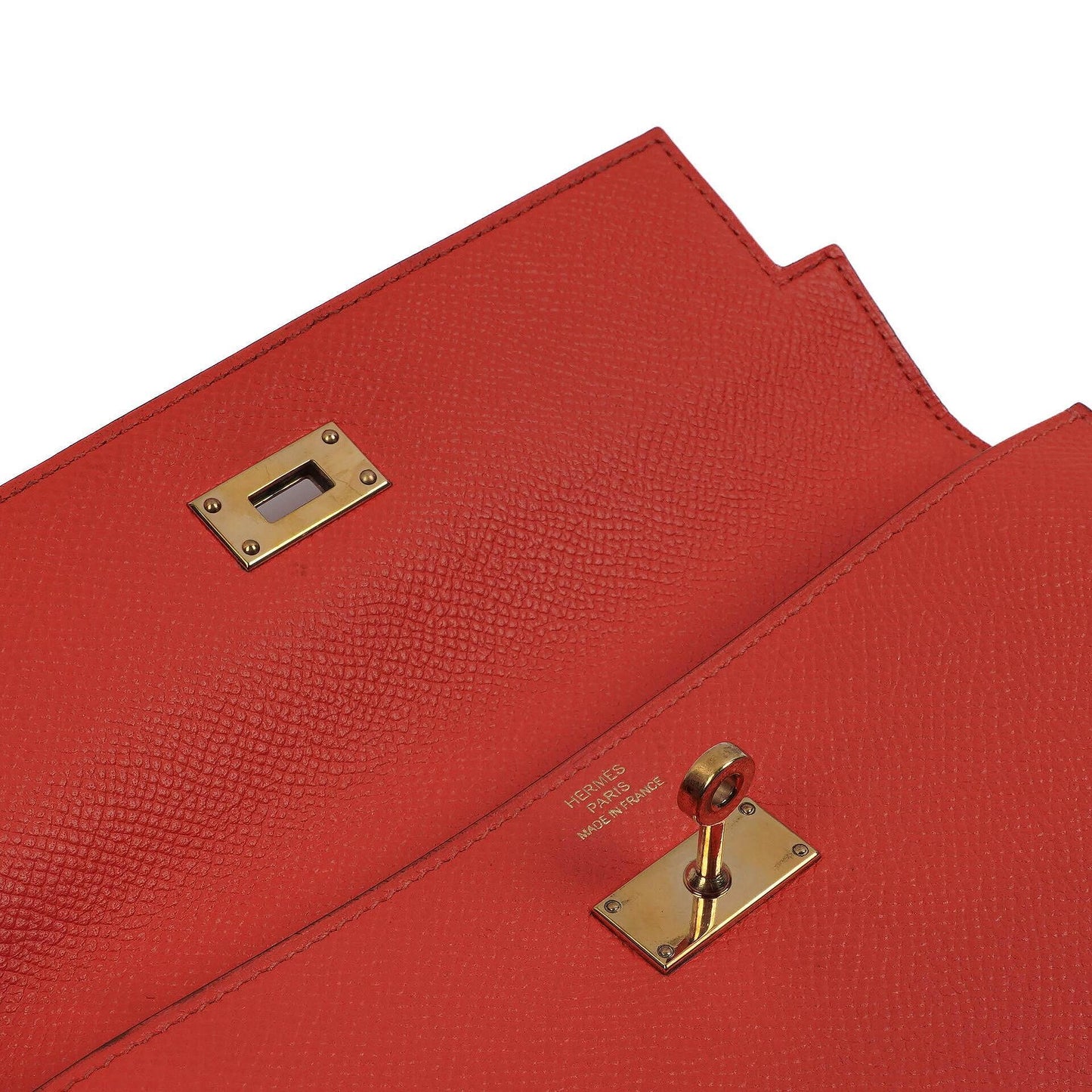 Hermès Kelly Longue Geldbörse aus Rose Jaipur Epsom Leder