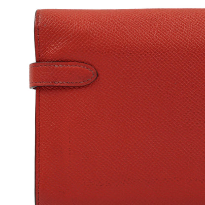 Hermès Kelly Longue Geldbörse aus Rose Jaipur Epsom Leder