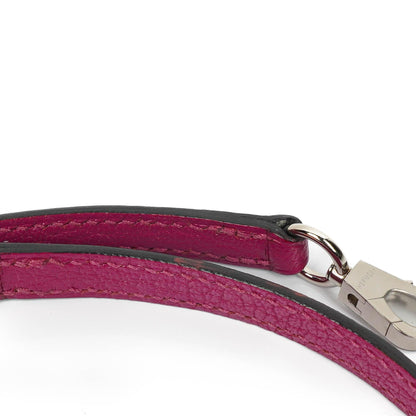 Hermes Mini Kelly Sellier, Chevre Mysore Rose Pourpre Lila, Palladium Hardware