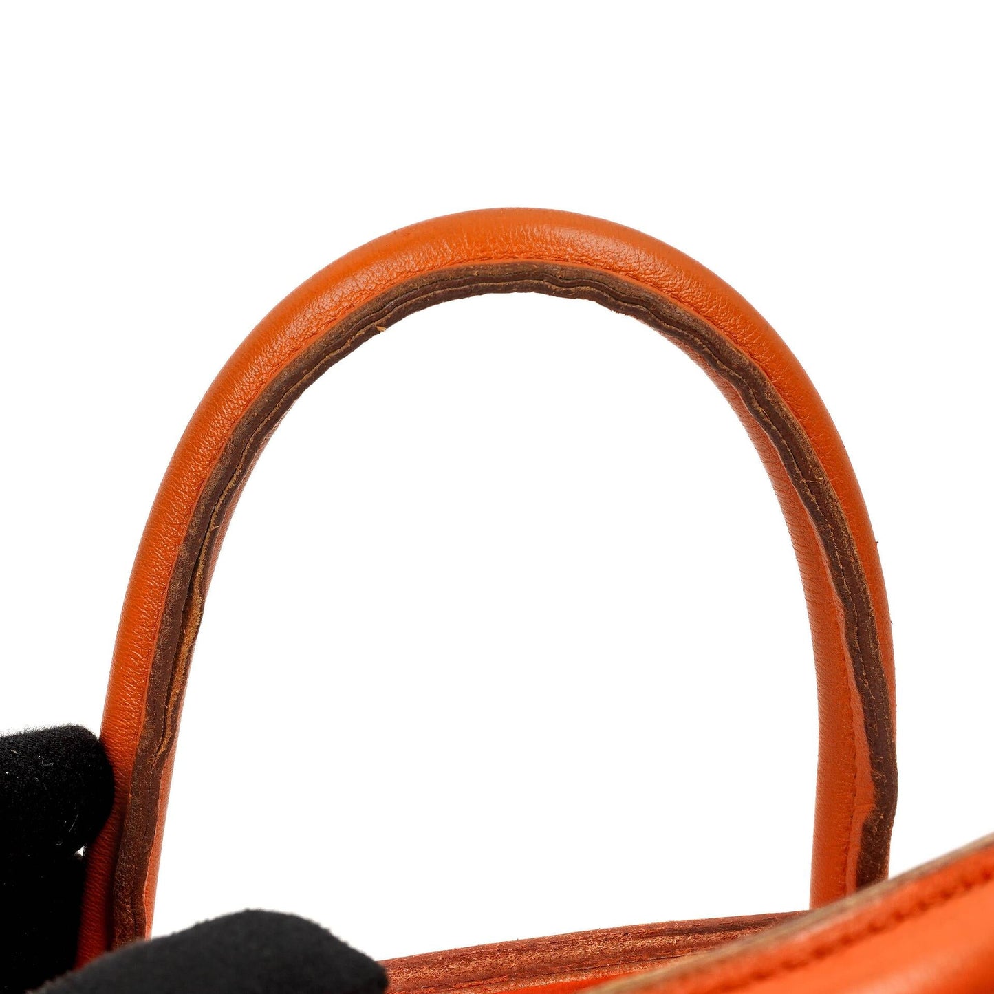 Hermes HAC Birkin 32 Swift Leder Orange mit Gold Hardware