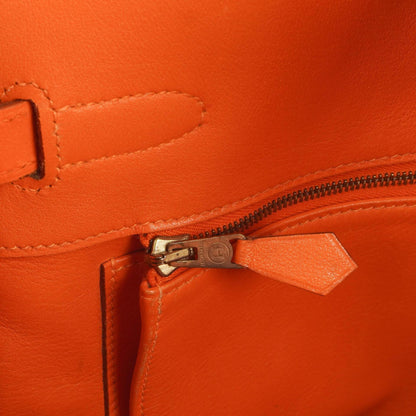 Hermes HAC Birkin 32 Swift Leder Orange mit Gold Hardware