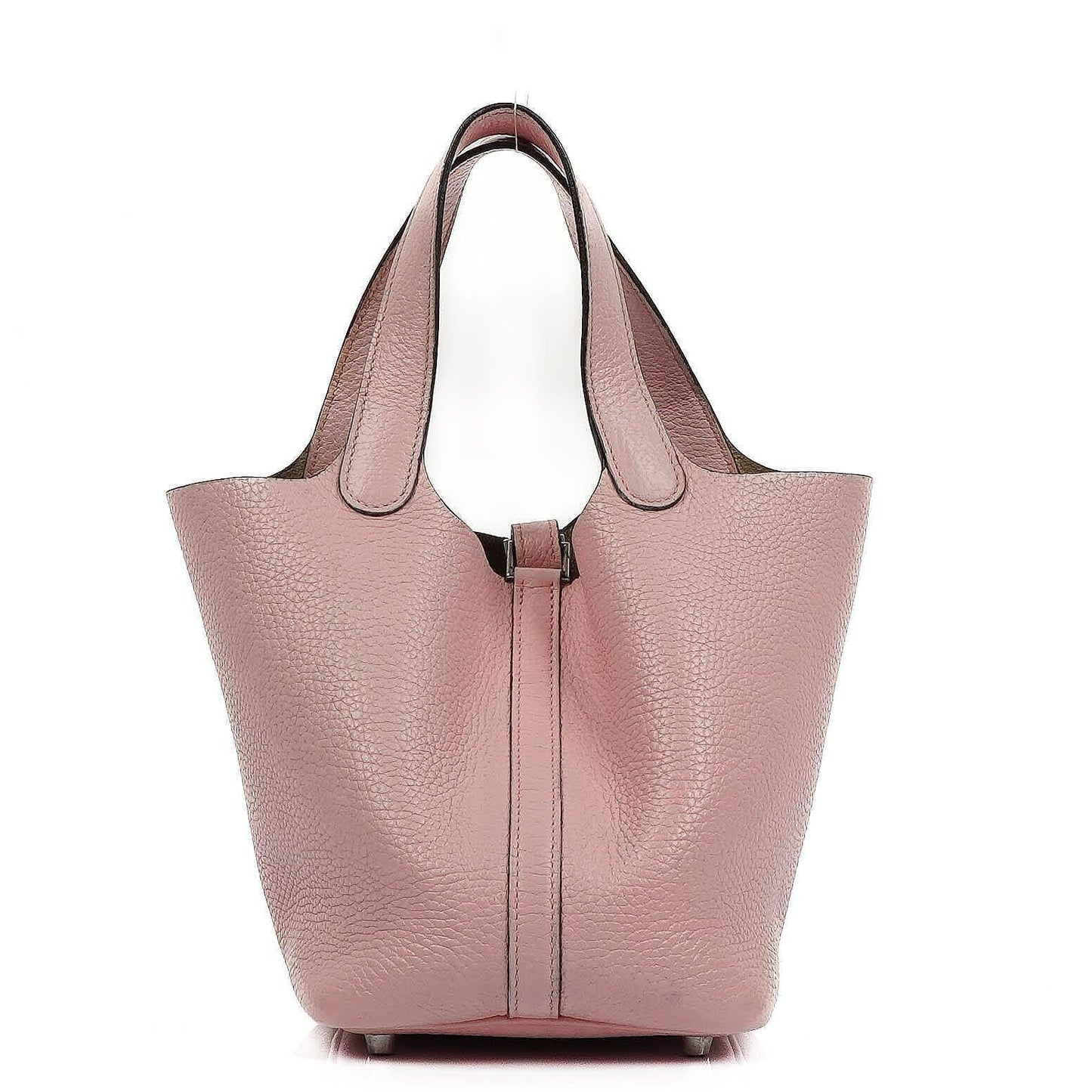 Hermès Picotin 18 aus Rose Sakura Taurillon Clemence mit Palladium-Hardware