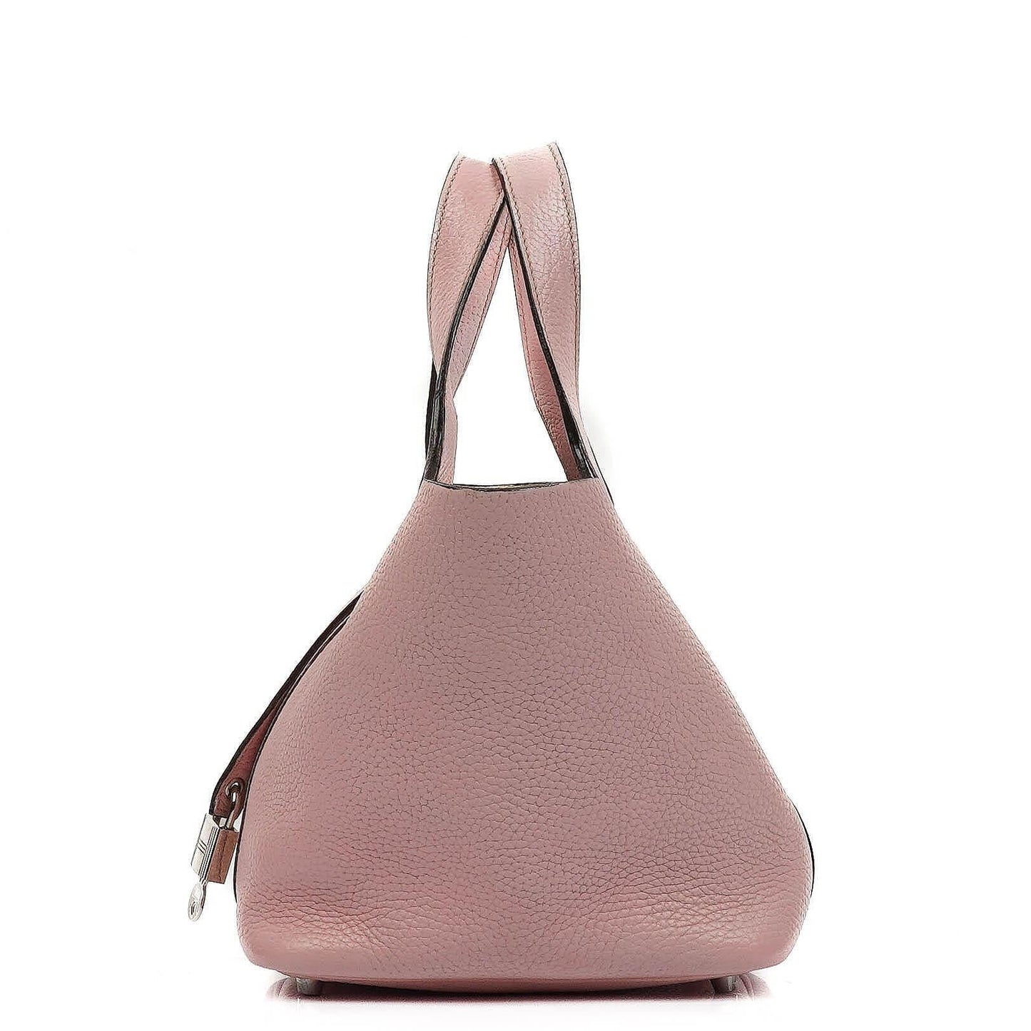 Hermès Picotin 18 aus Rose Sakura Taurillon Clemence mit Palladium-Hardware