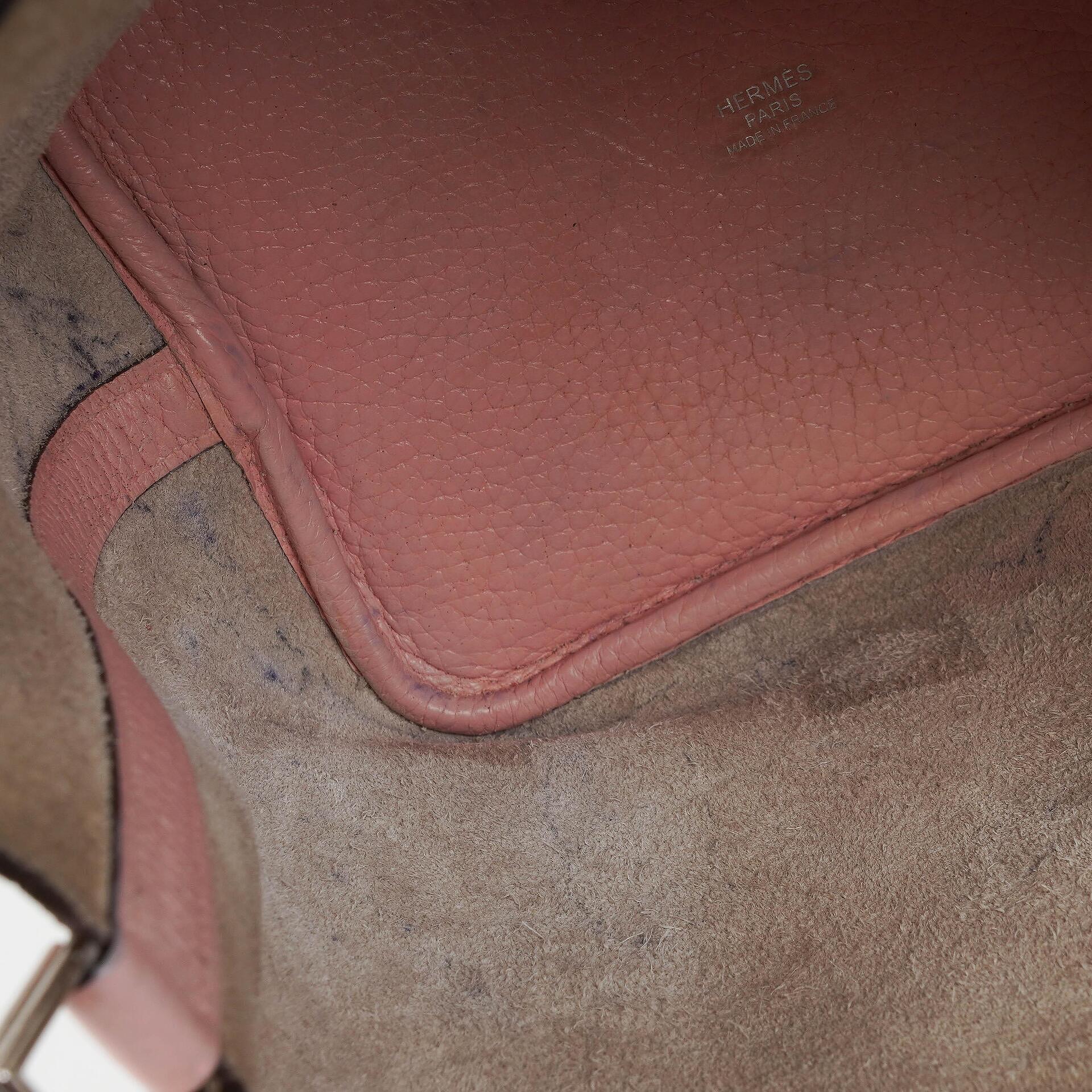Hermès Picotin 18 aus Rose Sakura Taurillon Clemence mit Palladium-Hardware