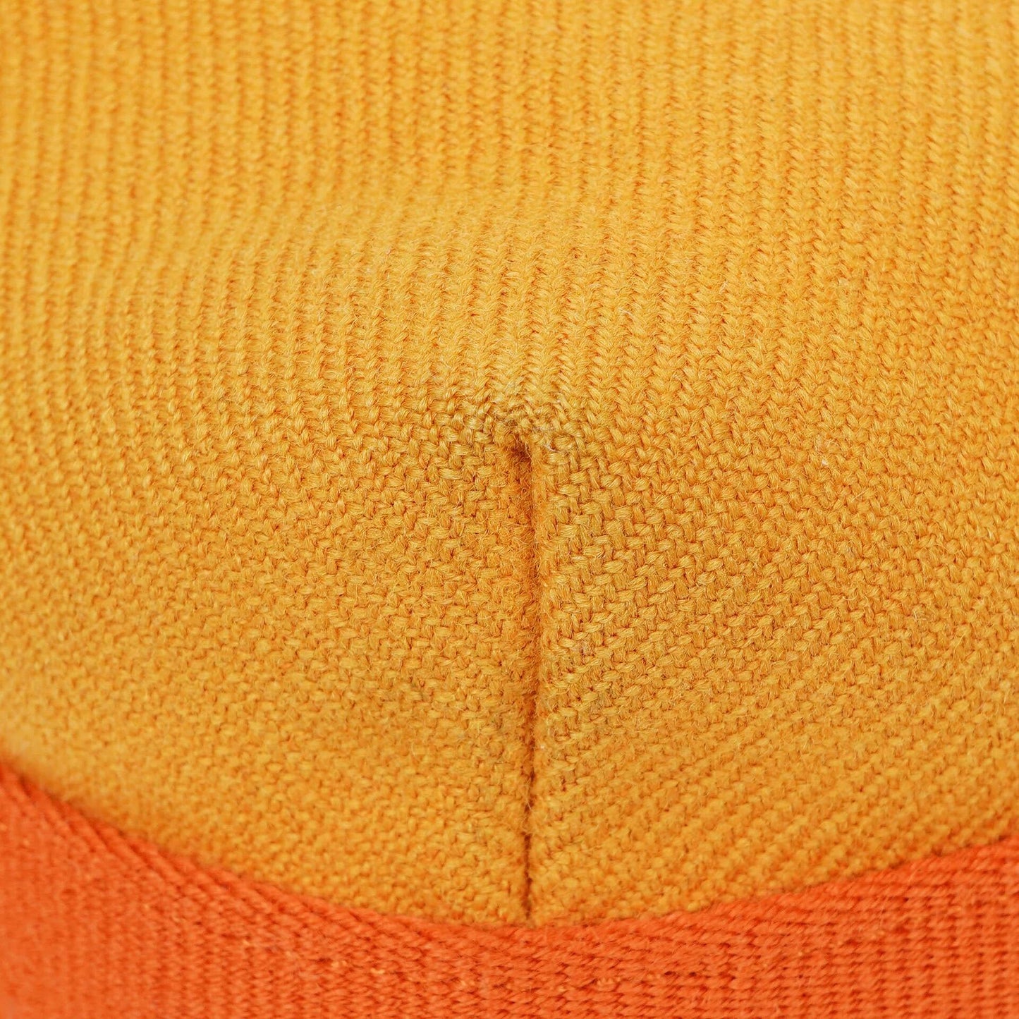 Hermès kleine Bride-A-Brac Pouch aus ockerfarbenem Canvas